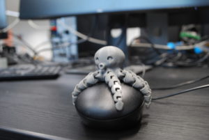 Une pieuvre réaliser avec l'imprimante 3D par Meryem